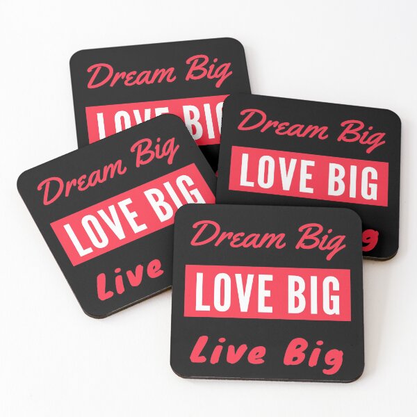 Item preview, Dream Big Love Big Live Big - Red designed and sold by ryanwfraser.