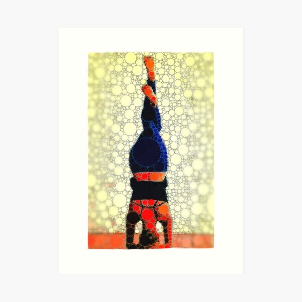 Yoga art 1 Art Print