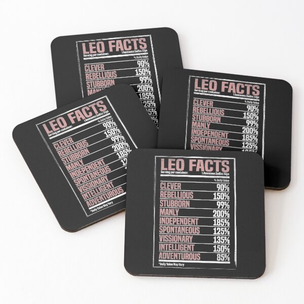 Item preview, Leo Facts - 1 Awesome Zodiac Sign - Serving per Container designed and sold by Maindy.