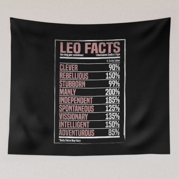 Item preview, Leo Facts - 1 Awesome Zodiac Sign - Serving per Container designed and sold by Maindy.