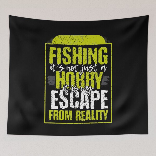Item preview, Fishing is my Hobby and Escape from Reality T-Shirt Gift Idea designed and sold by Maindy.