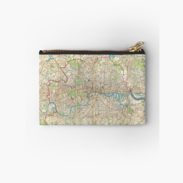 Item preview, Vintage Map of London England (1899) designed and sold by BravuraMedia.