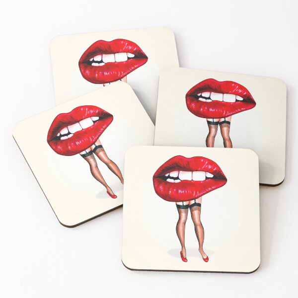 Item preview, Lip Pin-Up - Crimson designed and sold by Kelly  Gilleran.