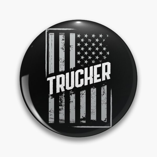 Item preview, American Trucker Truck Driver T-shirt US Flag Gift Idea designed and sold by Maindy.