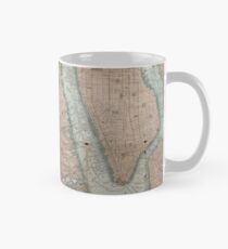 Taza Vintage Map of New York City (1899)