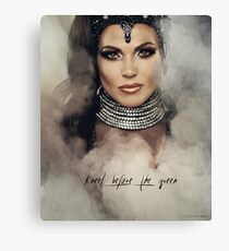 Kneel Before The Queen Canvas Print