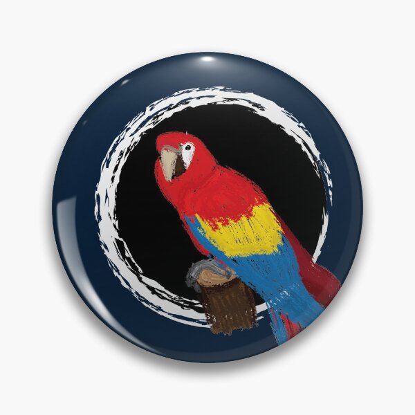 Item preview, Artwork of a Sitting Scarlet Macaw Parrot II designed and sold by JD's Shop.