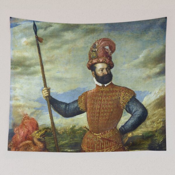 Item preview, Portrait of a General by Titian (1550) designed and sold by allhistory.
