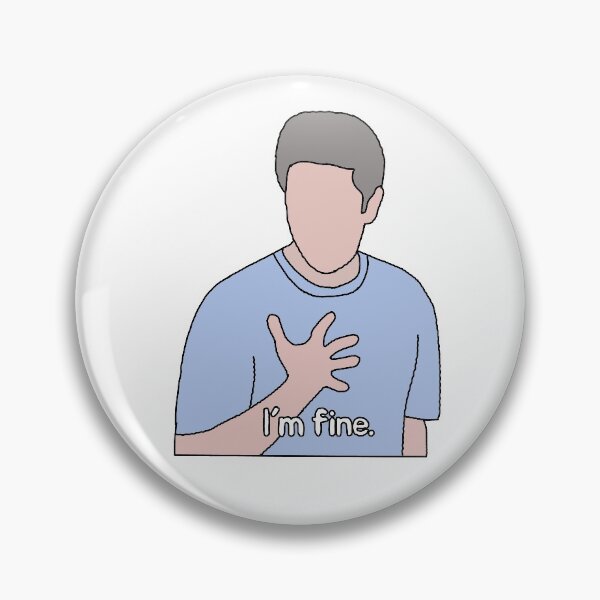 Item preview, ross geller - i'm fine! designed and sold by joslynn daly.
