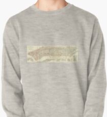 Sudadera sin capucha Vintage Map of The NYC Railways (1899)