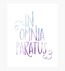In Omnia Paratus Photographic Print