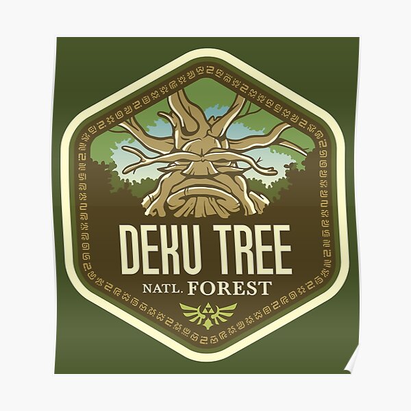 Deku Tree National Forest Poster