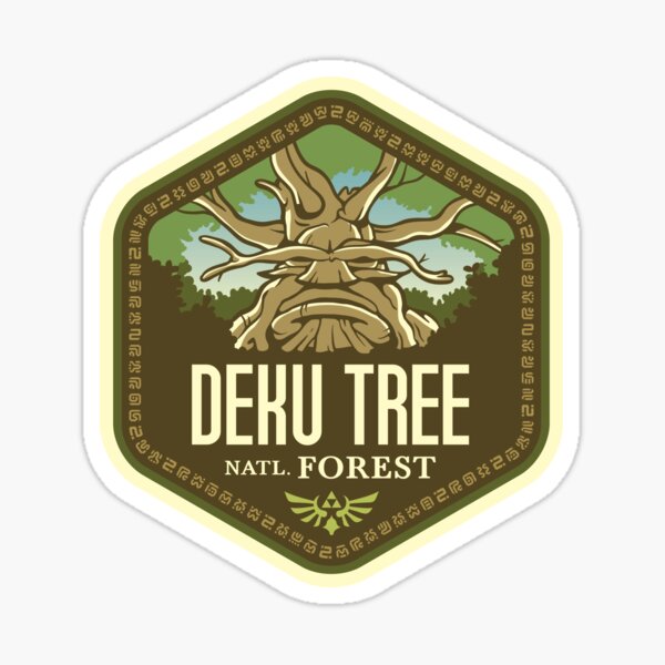 Deku Tree National Forest Sticker