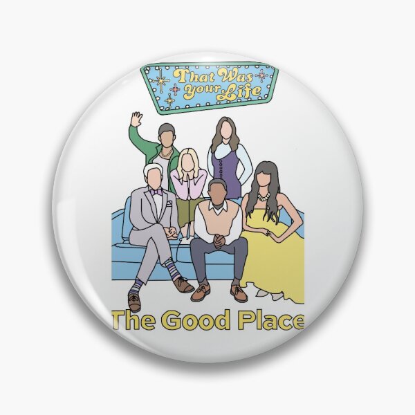 Item preview, the good place cast cartoon designed and sold by joslynn daly.