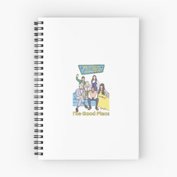 Item preview, the good place cast cartoon designed and sold by joslynn daly.