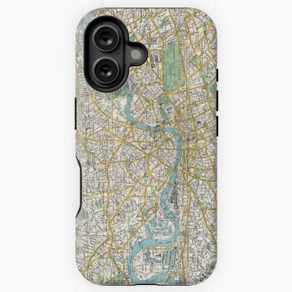 Item preview, Vintage Map of London England (1900) designed and sold by BravuraMedia.