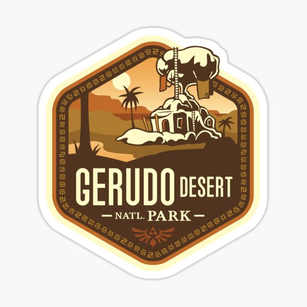 Gerudo Desert National Park Sticker