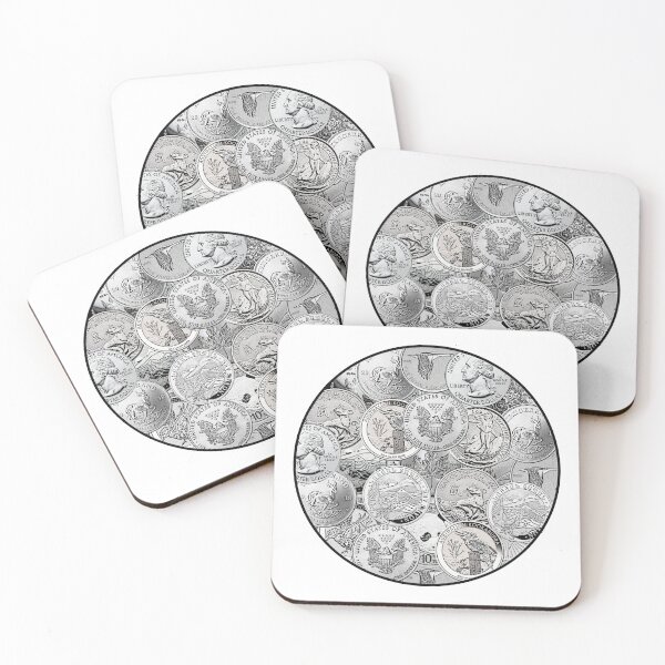 Item preview, Silver Bullion Collage Design for Silver Investors designed and sold by JackCurtis1991.