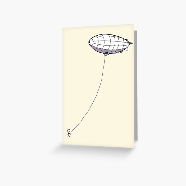 Kid Zeppelin Greeting Card