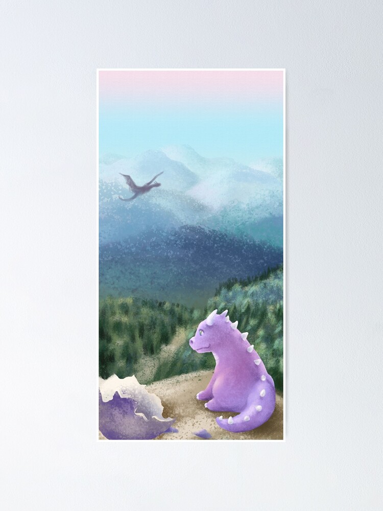 Alternate view of Dragon hatchling Poster