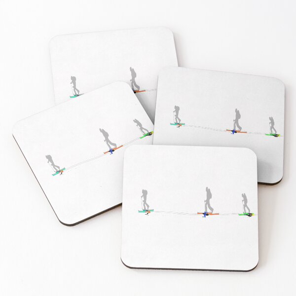 Item preview, Cross Country Skiing | Aerial Illustration  designed and sold by The-Drone-Man.