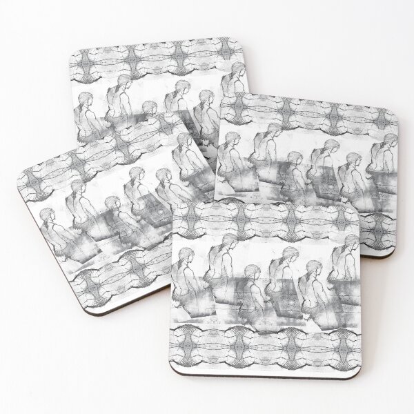 Item preview, Vicky at the Beach Sketches in Patterns designed and sold by WatersEdgeGal.