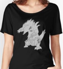 Tyranitar - B&W by Derek Wheatley Women's Relaxed Fit T-Shirt