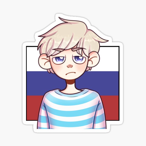 Russia Boy (no background) - CountryHumans | Sticker