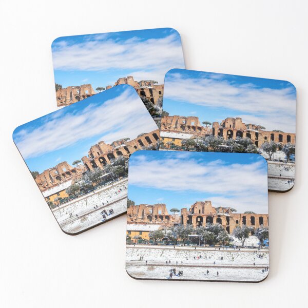 Item preview, Rome, Italy 26th February 2018 Buran, a freezing wind from Siberia hits Rome with icy temperatures and snow.  designed and sold by troianifabrizio.
