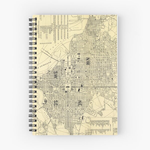 Item preview, Vintage Map of Washington D.C. (1909) designed and sold by BravuraMedia.