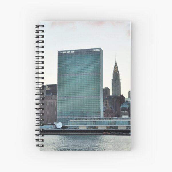 United Nations bldg...NYC Spiral Notebook