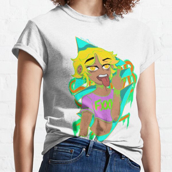Anime Crop Top T Shirts Redbubble - cute little character crop top roblox