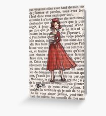 Armfuls Of Books Greeting Card