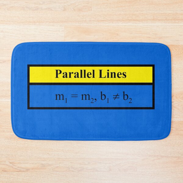Item preview, Parallel Lines:The AlgebraMatrix at Redbubble designed and sold by Mark Stansberry.