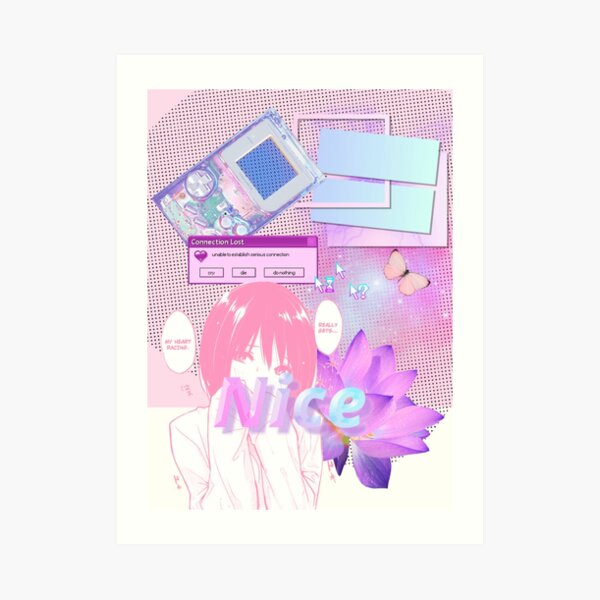 Cyber Kawaii Art Print