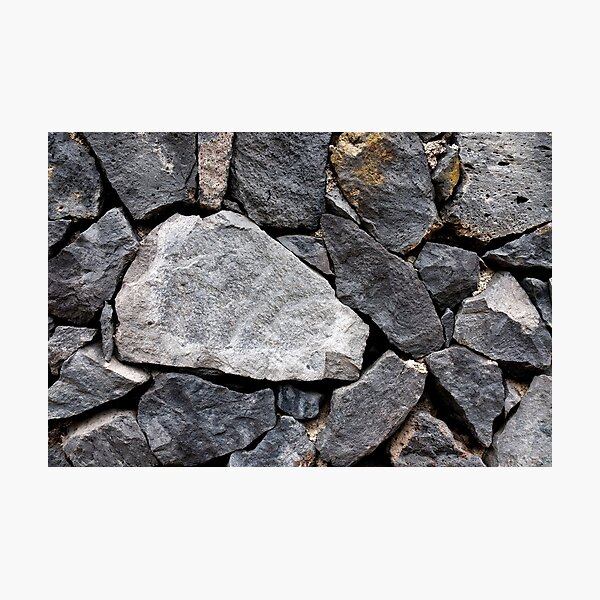 Dry stone wall Photographic Print