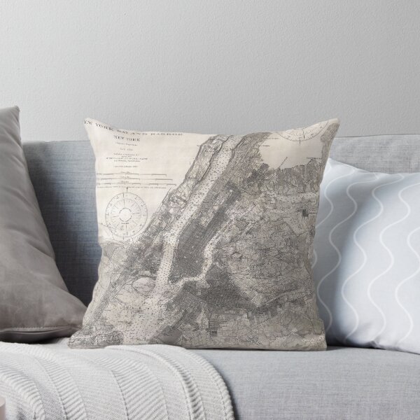Item preview, Vintage Coastal Map of New York City (1910) designed and sold by BravuraMedia.