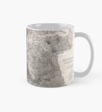 Taza Vintage Coastal Map of New York City (1910)