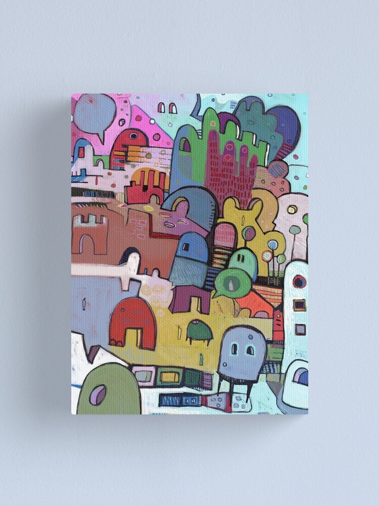 Thumbnail 1 of 3, Canvas Print, open to evoke designed and sold by cupofblue.