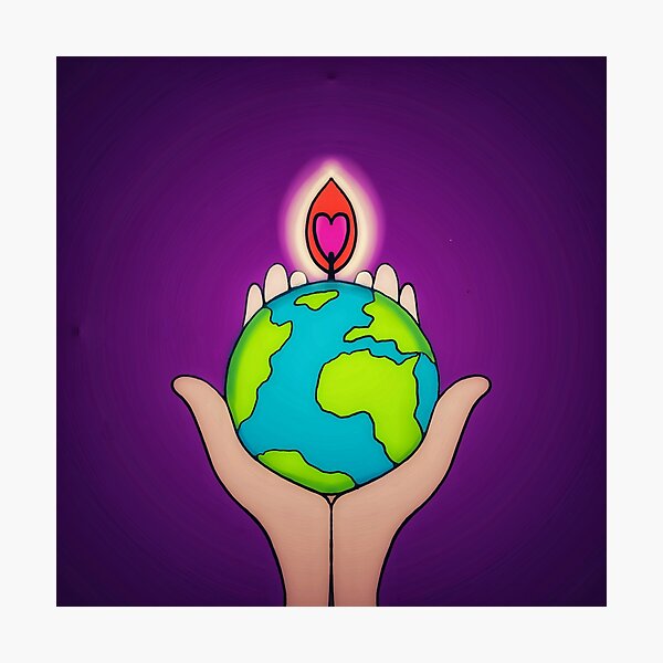 #earthstrong / What The World Needs Now Photographic Print