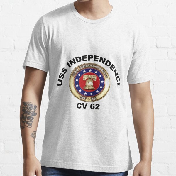 Uss Independence Cvcva 62 Crest T Shirt For Sale By Spacestuffplus