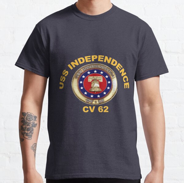 USS Independence (CV/CVA-62) Crest for Dark Colors Classic T-Shirt