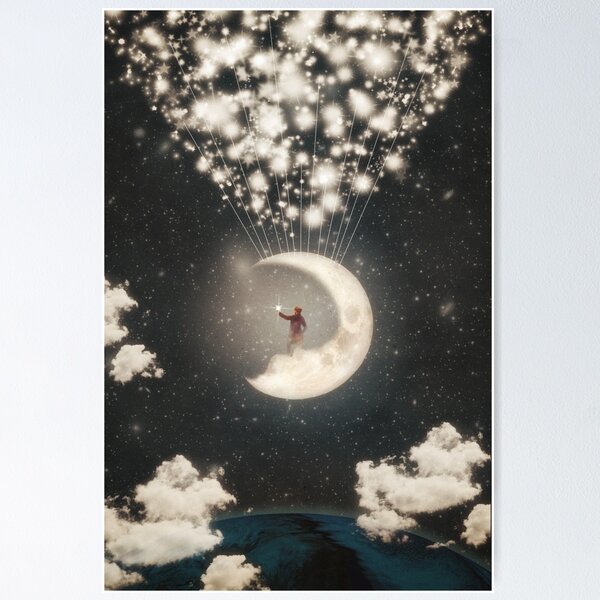 The Big Journey of the Man on the Moon Poster