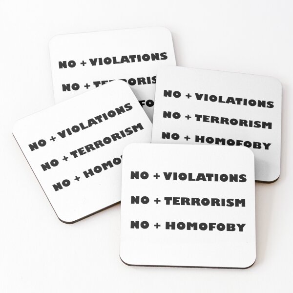Item preview, NO MORE VIOLATIONS PROTEST LGBT designed and sold by JMPrint.
