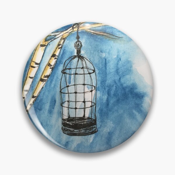 Item preview, birdcage watercolor designed and sold by kim tang.