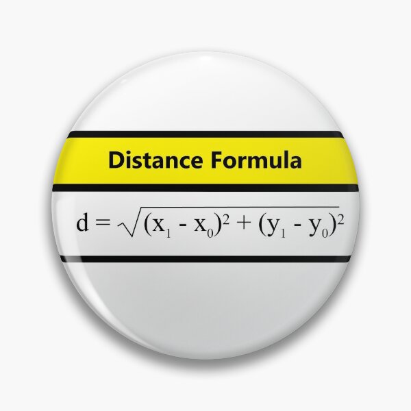 Item preview, Distance Formula: The AlgebraMatrix at Redbubble designed and sold by Mark Stansberry.