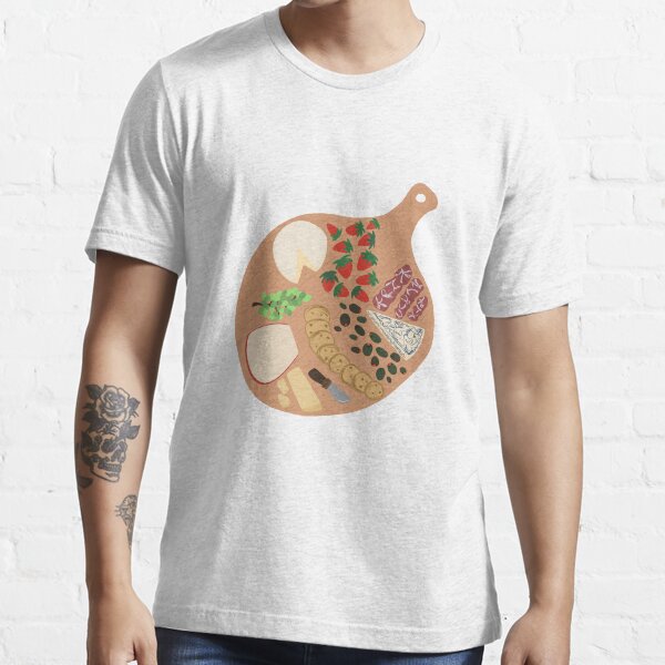 Cheese Is A Meal Charcuterie Board T Shirt By Shelbiefran Redbubble