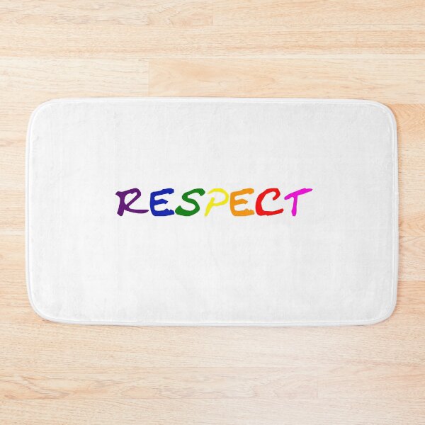 Item preview, RESPECT LGBT FLAG designed and sold by JMPrint.