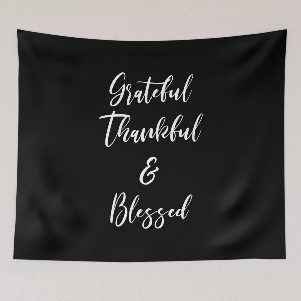 Item preview, Grateful Thankful And Blessed - Thanksgiving - Fall - Thankful - Thanksgiving Gift - Funny Thanksgiving designed and sold by Rainwater Merch.