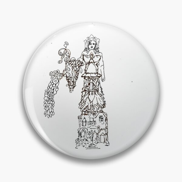 Item preview, The House Goddess: Ancient Goddesses, TeresaTown at Redbubble 2020 designed and sold by Mark Stansberry.